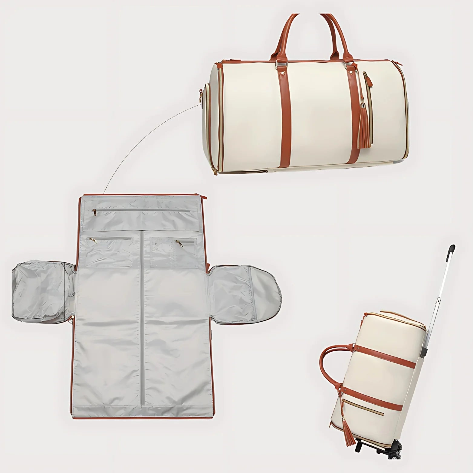 Sac De Voyage tout-en-un - Beige Bagera™